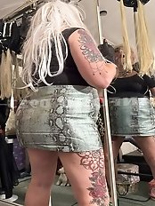 Beautiful women of a certain age are satisfying his desires.