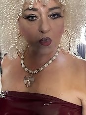 A nasty whore gets called a bitch and a slut in this video