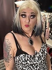 The guy tried to take off panties of hot German MILF Sabrina Lingerie