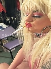 A pink haired girl is fucking like a slut in this hot video