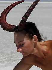 Slender mature mom with perfect knocker